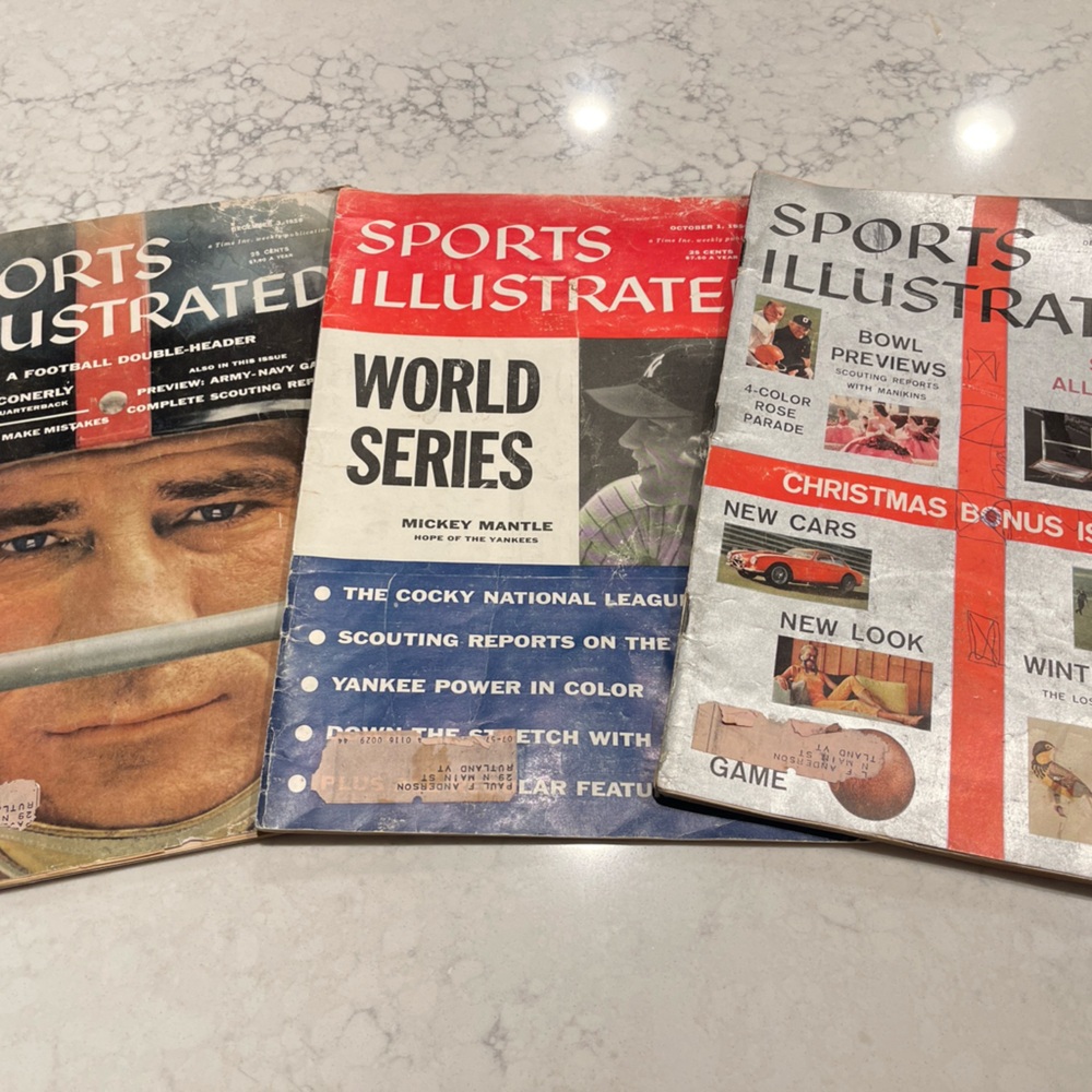 Vintage Sports Illustrated Magazine Set